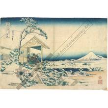 Katsushika Hokusai: Snow in the morning at Koishikawa - Austrian Museum of Applied Arts