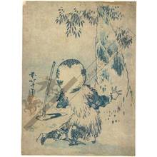 Katsushika Hokusai: Moso finding a bamboo shoot (title not original) - Austrian Museum of Applied Arts
