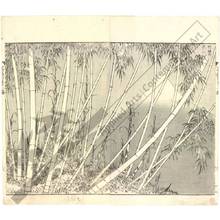 Katsushika Hokusai: Mount Fuji behind a bamboo grove - Austrian Museum of Applied Arts