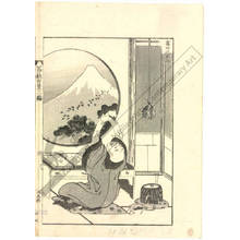 Katsushika Hokusai: Mount Fuji seen through a window - Austrian Museum of Applied Arts