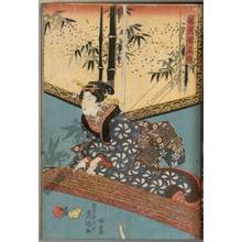 Utagawa Kunisada: Three tunes of elegant women - Austrian Museum of Applied Arts