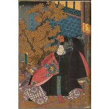 歌川国貞: Kabuki scene (title not original) - Austrian Museum of Applied Arts