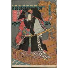 歌川国貞: Kabuki scene (title not original) - Austrian Museum of Applied Arts