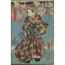 Utagawa Kunisada: High ranking courtesans (title not original) - Austrian Museum of Applied Arts