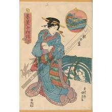 Utagawa Kunisada: Suginomori shrine - Austrian Museum of Applied Arts