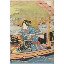 Utagawa Kunisada: Women playing ken (title not original) - Austrian Museum of Applied Arts
