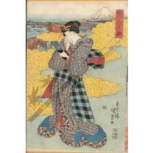 Utagawa Kunisada, 歌川国貞 (Utagawa Kunisada I)による浮世絵「Edo bridge」