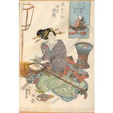 Utagawa Kunisada: Element metal - Citizen of Edo and temperament - Austrian Museum of Applied Arts