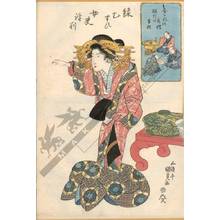 Utagawa Kunisada: Element water - Reduction and element metal - Austrian Museum of Applied Arts