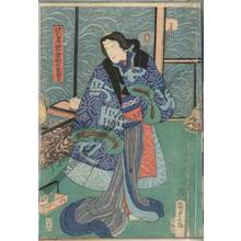 Utagawa Kunisada II: Geisha Jiraiya no Oyuki - Austrian Museum of Applied Arts