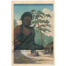川瀬巴水: Great buddha at Kamakura - Austrian Museum of Applied Arts
