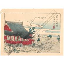 Unknown: Viewing cherry blossoms at Asakusa temple - Austrian Museum of Applied Arts