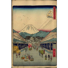 Utagawa Hiroshige II: Number 3: The Suruga district - Austrian Museum of Applied Arts