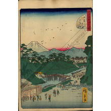 Utagawa Hiroshige II: Number 5: Evening scene at Ochanomizu - Austrian Museum of Applied Arts
