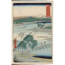 歌川広重: Tama river in the province of Musashi - Austrian Museum of Applied Arts
