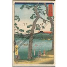 Utagawa Hiroshige: Fuji at the left along the Tokaido - Austrian Museum of Applied Arts