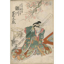 Utagawa Kunisada: Segawa Kikunojo as shinzo Kamena - Austrian Museum of Applied Arts