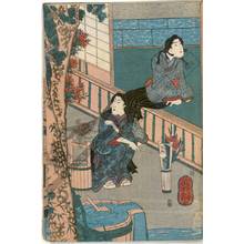 Utagawa Yoshitsuru: Rensho coming to Tamaori’s hermitage - Austrian Museum of Applied Arts