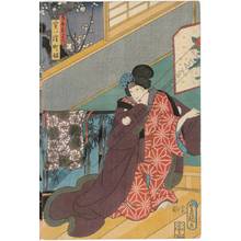 Utagawa Kunisada: The maidservant Omatsu being really Yodomachi-hime - Austrian Museum of Applied Arts