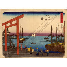Utagawa Hiroshige: Print 41: Miya (Station 41) - Austrian Museum of Applied Arts