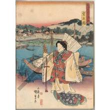 Utagawa Kunisada: Miya (Station 41, Print 42) - Austrian Museum of Applied Arts