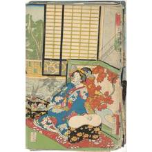 Utagawa Kunisada: Genji visiting the pleasure quarter - Austrian Museum of Applied Arts