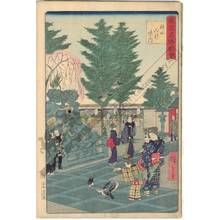 三代目歌川広重: Shrine compound of Kanda Myojin - Austrian Museum of Applied Arts