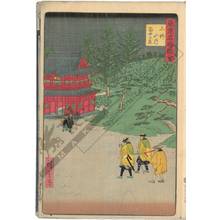 Utagawa Hiroshige III: Rain in the temple compound of Ueno - Austrian Museum of Applied Arts