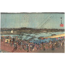 Utagawa Hiroshige: Fireworks above Ryogoku - Austrian Museum of Applied Arts