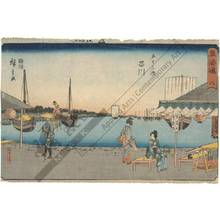 Utagawa Hiroshige: Print 2: Shinagawa (Station 1) - Austrian Museum of Applied Arts