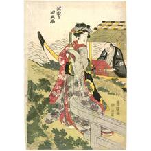 Utagawa Toyokuni I: Kabuki play “Mijikayo Ukina no chirashigaki” - Austrian Museum of Applied Arts