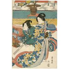 Utagawa Toyoshige: Ninth month - Austrian Museum of Applied Arts
