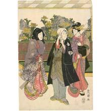 Utagawa Toyokuni I: Adonis, Set of three prints - Austrian Museum of Applied Arts