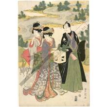 Utagawa Toyokuni I: Pine tree, Set of three prints - Austrian Museum of Applied Arts