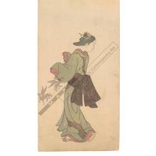 Nishikawa Sukenobu: Young woman (title not original) - Austrian Museum of Applied Arts