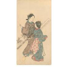 Nishikawa Sukenobu: Women chattering (title not original) - Austrian Museum of Applied Arts