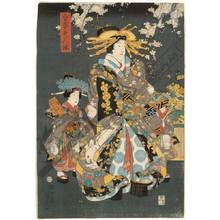 Utagawa Kunisada II: Mouse (title not original) - Austrian Museum of Applied Arts