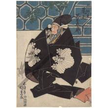 Utagawa Kunisada: Onoe Kikugoro as Ko no Moronao - Austrian Museum of Applied Arts