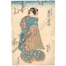 Utagawa Kuniyoshi: Iwai Hanshiro as Yaoya Oshichi - Austrian Museum of Applied Arts