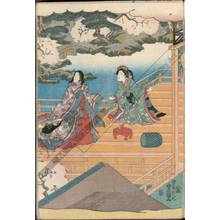 Utagawa Kunisada: Chapter of “The young Murasaki” - Austrian Museum of Applied Arts