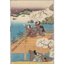 Utagawa Kunisada, 歌川国貞 (Utagawa Kunisada I)による浮世絵「Chapter of “The young Murasaki”」