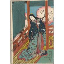 Utagawa Kunisada: Tale of the Soga brothers: The incident at Kehaizaka - Austrian Museum of Applied Arts