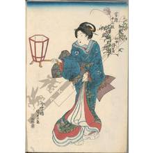 Utagawa Kunisada: The maidservant Matsuyuki - Austrian Museum of Applied Arts