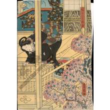 Japanese Print "Bath at Akashi" by Utagawa Kunisada, 歌川国貞 (Utagawa Kunisada I)