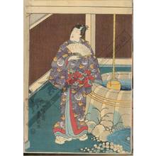 Utagawa Kunisada, 歌川国貞 (Utagawa Kunisada I)による浮世絵「Bath at Akashi」