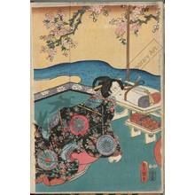 Utagawa Kunisada: Popular entertainments in spring - Austrian Museum of Applied Arts