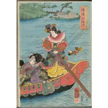 歌川国芳: Pleasure-trip on a boat in chinese style - Austrian Museum of Applied Arts
