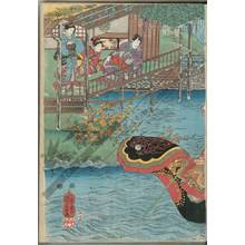 Utagawa Kuniyoshi: Pleasure-trip on a boat in chinese style - Austrian Museum of Applied Arts