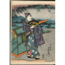 Utagawa Kunisada: Evening faces (title not original) - Austrian Museum of Applied Arts