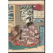 Utagawa Kunisada: Winter’s day (title not original) - Austrian Museum of Applied Arts